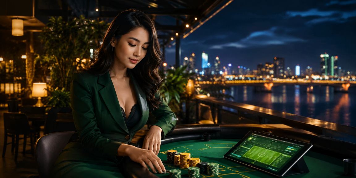 Người chơi tại Sài Gòn truy cập cf4vn trên điện thoại bên ly cà phê buổi tối