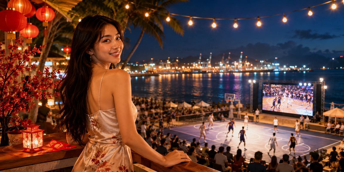 Cá cược bóng rổ tại Vũng Tàu kết hợp không gian đèn lồng đặc trưng miền Nam Việt Nam